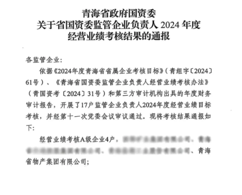 喜報！省物產(chǎn)集團(tuán)榮獲經(jīng)營業(yè)績考核A級