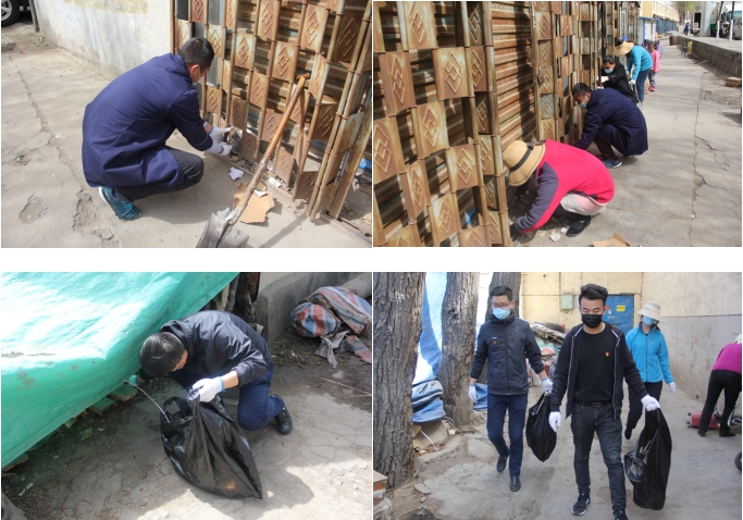 中共青海省第三建筑工程有限公司支部委員會(huì)開展“黨旗領(lǐng)航，愛衛(wèi)同行”主題黨日活動(dòng)
